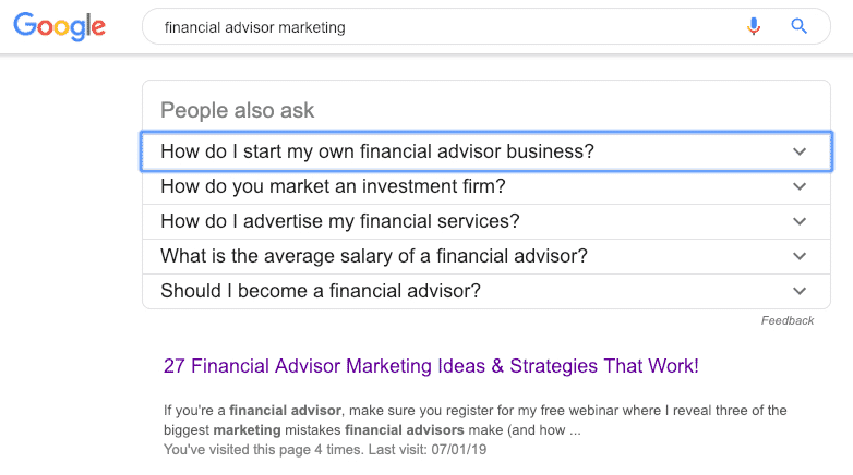 Marketing Services for Financial Advisors