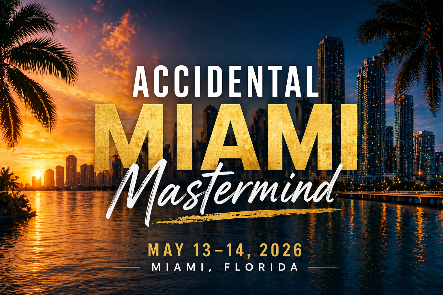 Accidental Miami Mastermind — May 13–14, 2026